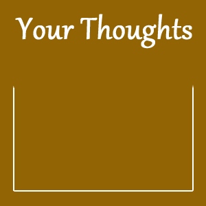 Image shows text that says Your Thoughts.