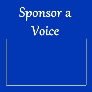 Image of text: Sponsor a Voice.